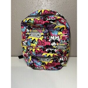 Disney Artist Series Retro Graffiti Mickey Mouse Backpack by Rafael Faria